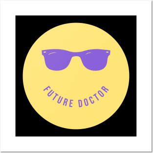 Future Doctor Smiley - Medical Student In Medschool Funny Gift For Nurse & Doctor Medicine Posters and Art